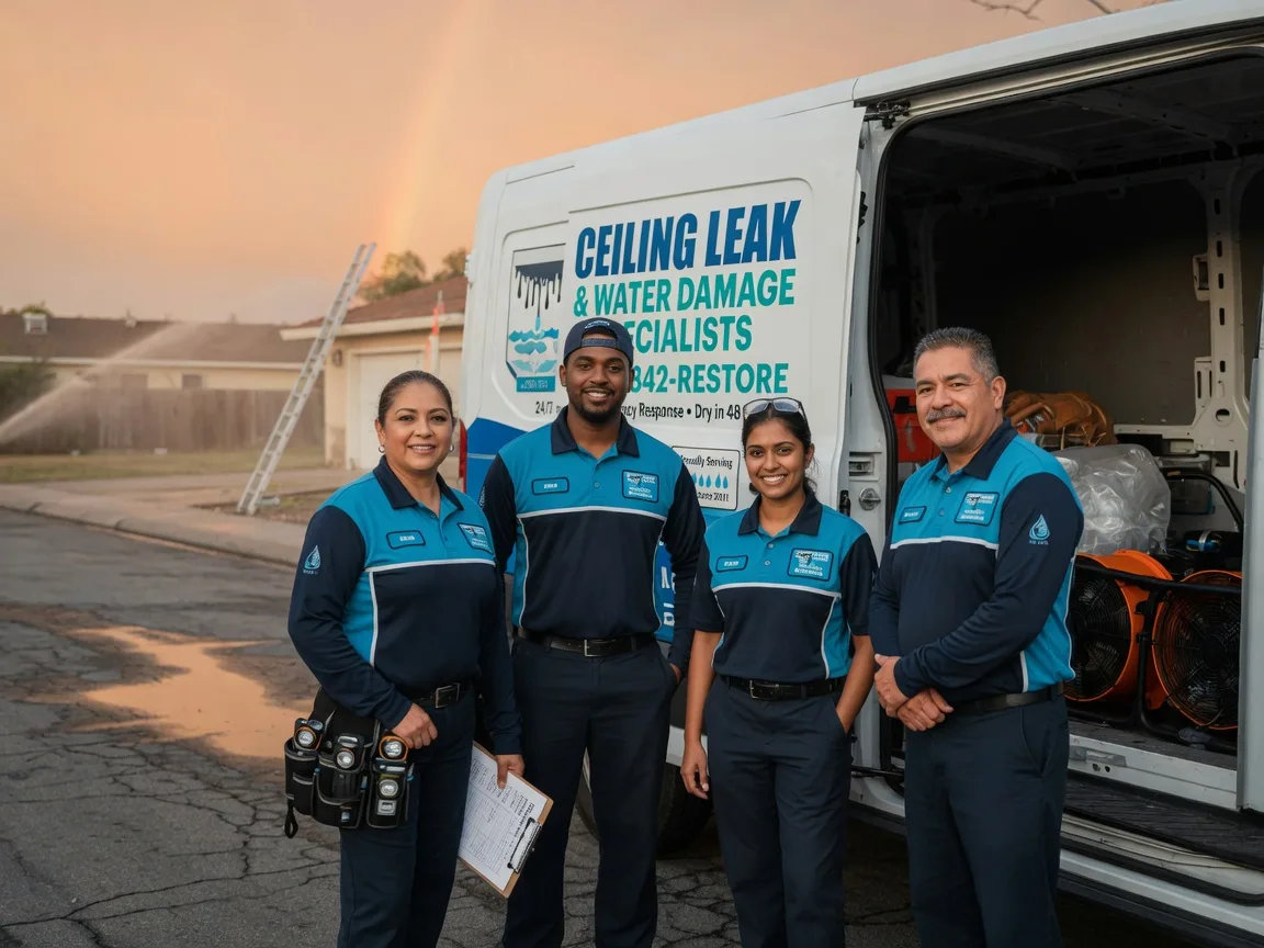 Ceiling Leak Cleanup company in Flat Rock, MI